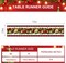 Christmas Table Runner, Linen Red and Black Buffalo Check Plaid Merry Christmas Table Runner 13 x 72 Inch Kitchen Dining Table Decoration for Indoor Outdoor Home Party Decor